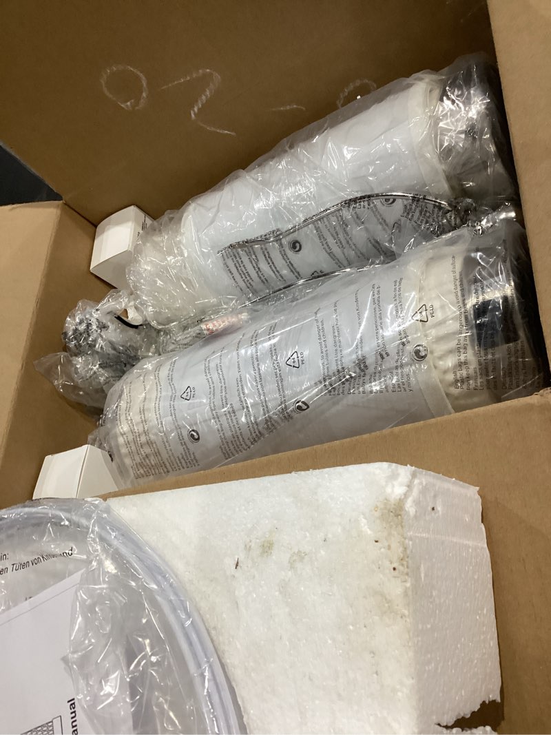 Condition photo showing Good Condition for 26.5" Ceramic Table Lamp Set of 2, 3 Way Dimmable Touch Control Table Lamp with 2 USB Charging Ports for Bedroom Living Room, Modern Nightstand Lamp End Table Lamps, Bulbs Included White Shade & Silver Base