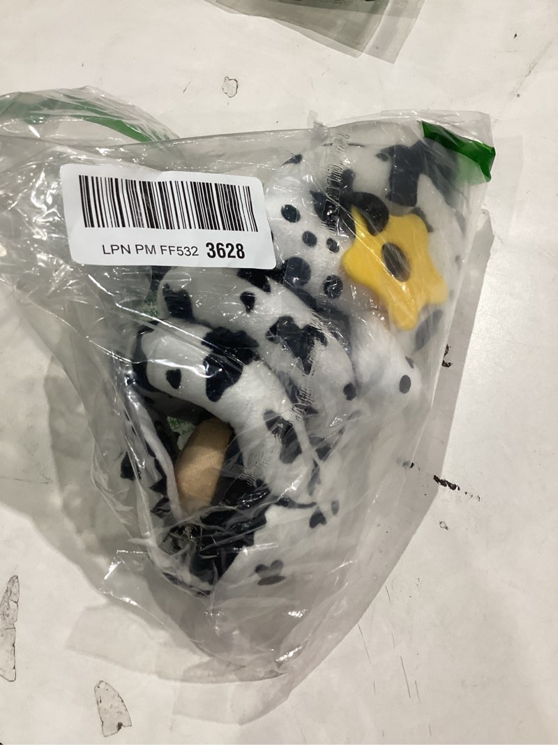Condition photo showing Good Condition for Spiral Car Seat Baby Toys 0-6 Months, Infant Carseat High Contrast Sensory Toys Hanging Stroller Accessories, Newborn Shower Gifts for Baby Boys Essentials Stuff, Cute Black and White Cow High Contrast Cow