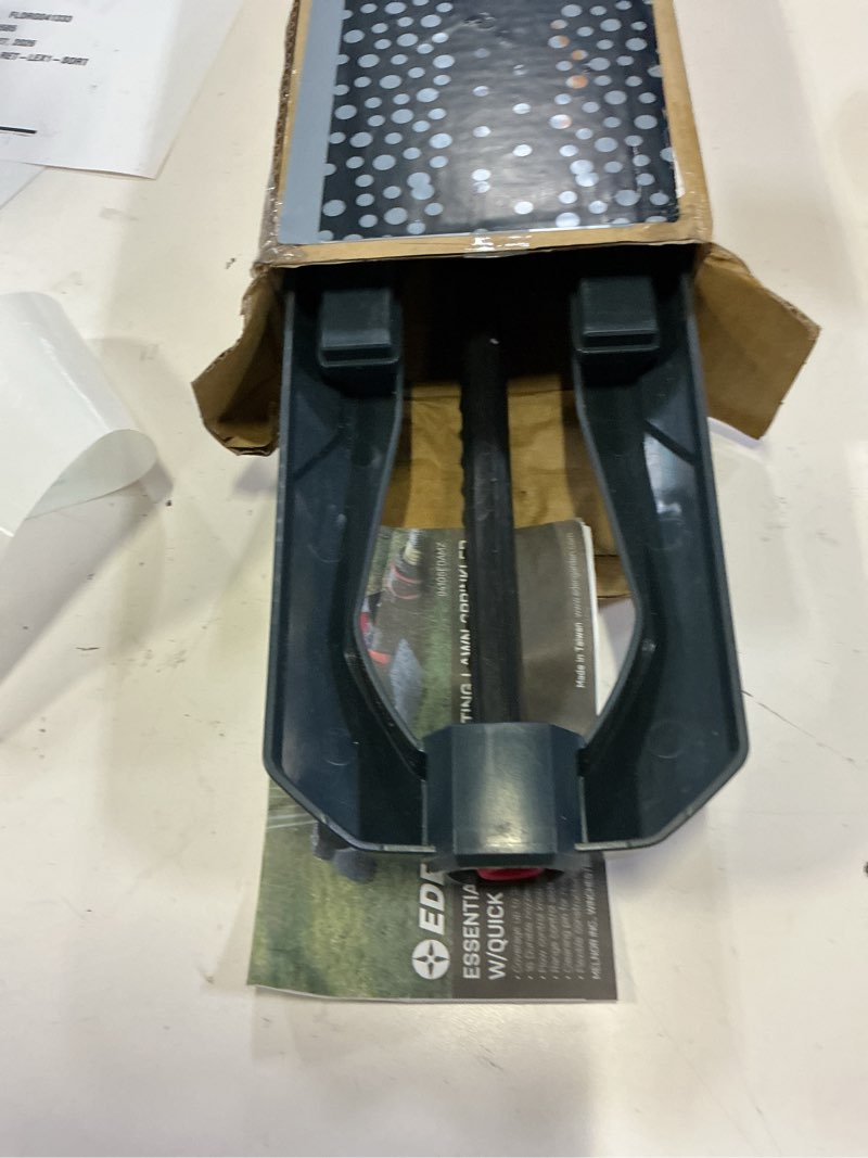 Condition photo showing As Is for eden 94105 weighted oscillating sprinkler | covers up to 3,600 sq. ft., 16 precision nozzles, adjustable range, flow control, turbo drive motor, quick connect bundle 16 nozzles with flow and range control