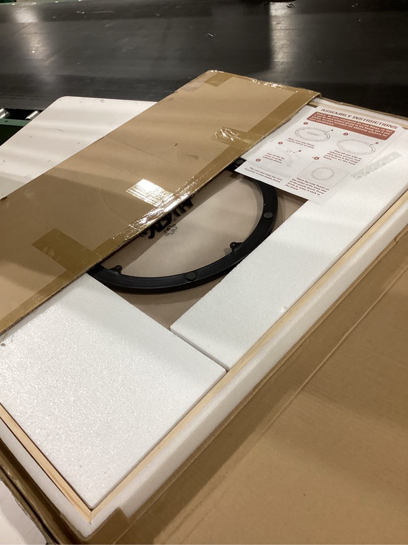 Condition photo showing As Is for ALL4JIG 1500 Pieces Rotating Puzzle Board with 4 Drawers and Cover,25"x34" Portable Wooden Jigsaw Puzzle Table for Adults,Lazy Susan Spinning Puzzle Boards Birthday Gift for mom