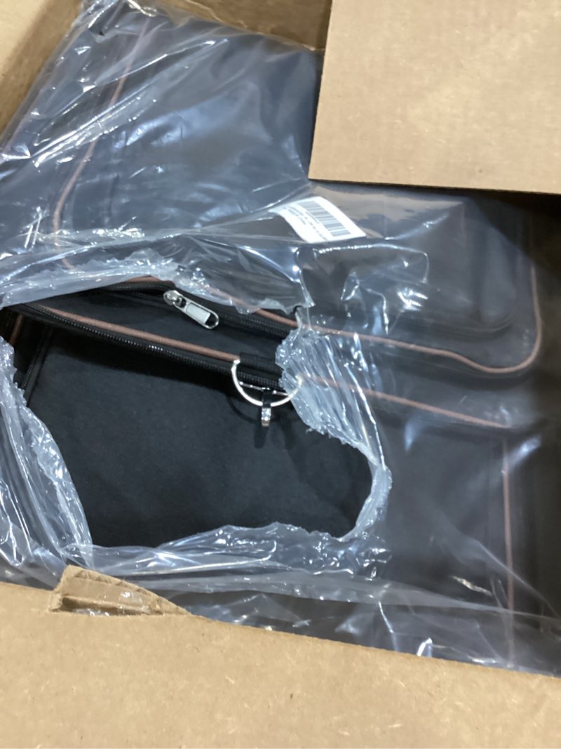 Condition photo showing As Is for Expandable Large Cat Carrier for Cats, Collapsible Extra Large Cat Travel Carrier with Litter Box for Car, 24"x17"x16" Soft-Sided Large Cat Condo Enclosures for Cats Under 30 lbs Grey Large