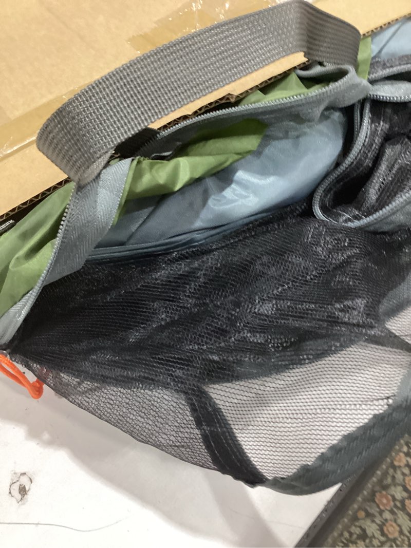 Condition photo showing As Is for night cat pop-up camping tent: 1 person tent waterproof instant easy setup outdoor tent