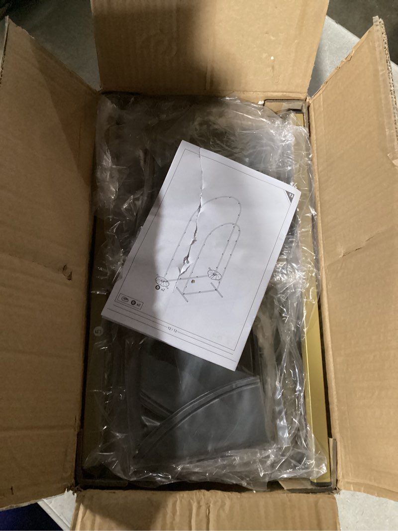 Condition photo showing Good Condition for Snughome Arch Backdrop Stand, Set of 2 Metal Arch Stand (7.2FT+6FT), Gold Wedding Arch Frame for Party, Baby Shower, Holiday, Ideal for Balloon Flower 7.2FT+6FT Gold