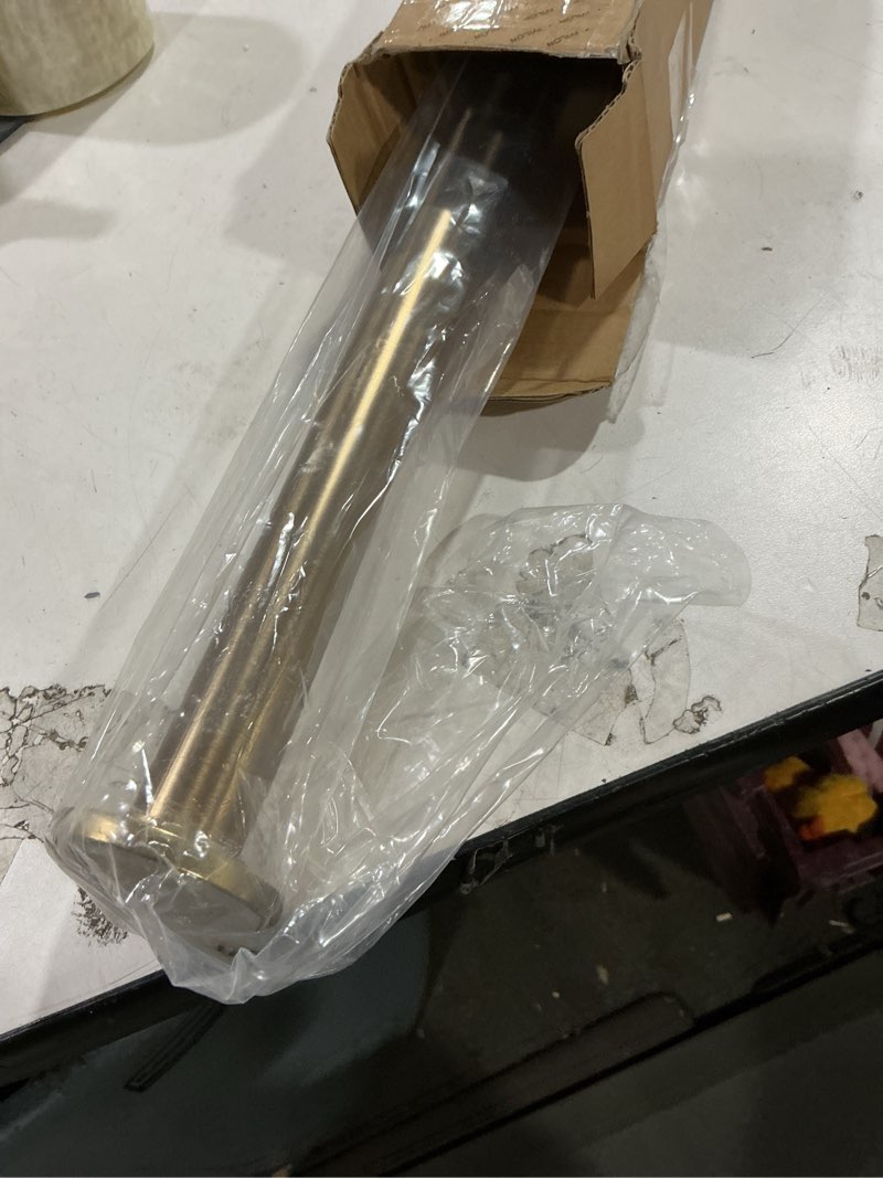 Condition photo showing New/Like New for ivilon tension curtain rod - spring tension rod for windows or shower, 54 to 90 inch. warm gold