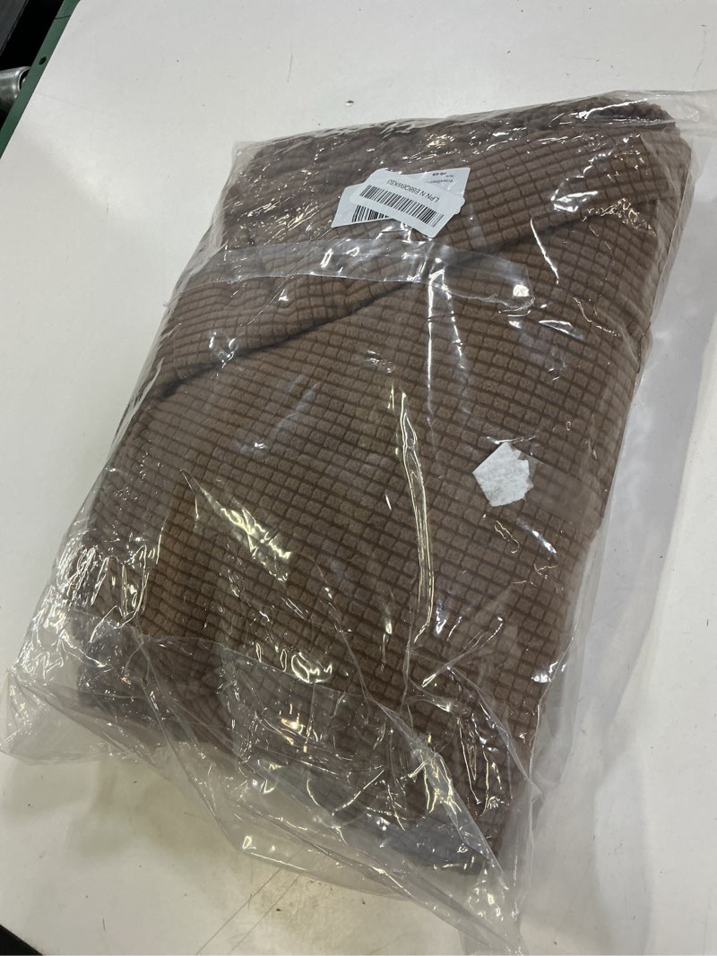 Condition photo showing Good Condition for princedeco stretch armless futon cover futon slipcover full queen size couch cover futon sofa bed cover furniture protector with elastic bottom, machine washable,macchiato