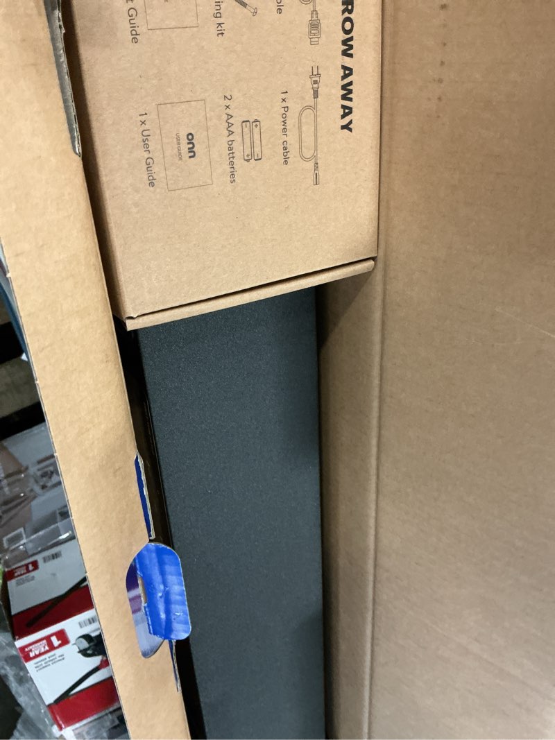 Condition photo showing Good Condition for onn 2.1 channel soundbar dolby atmos® 36" 2 speakers with subwoofer