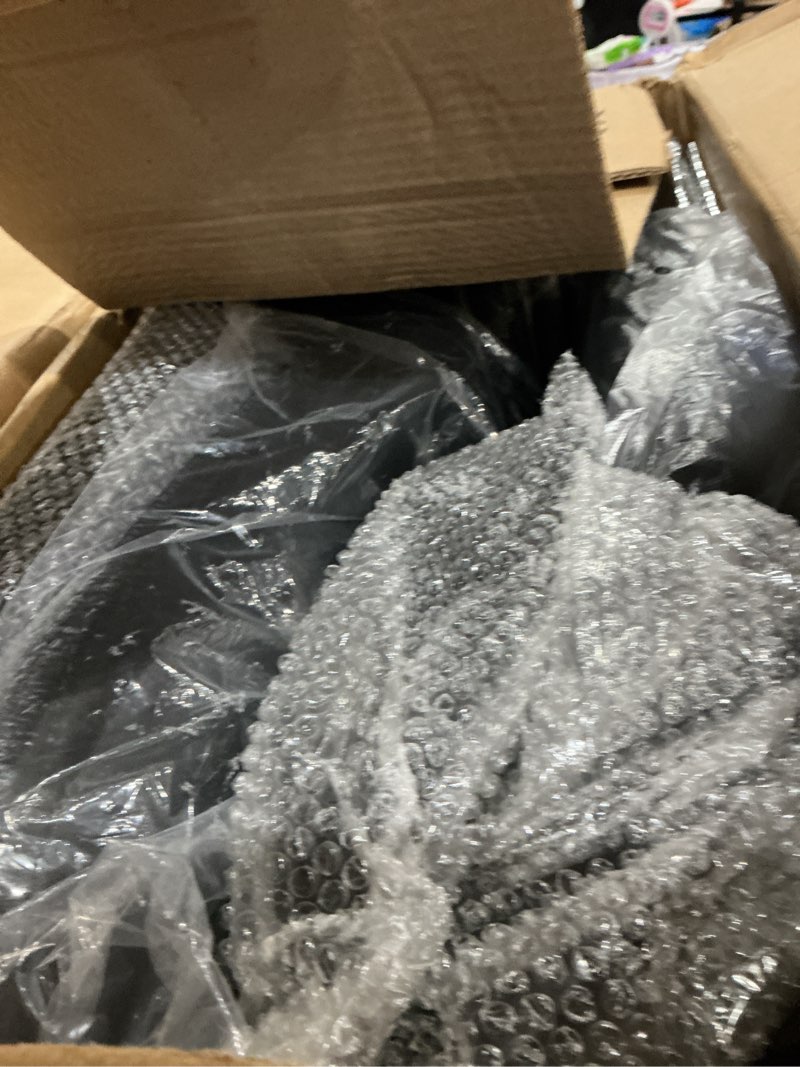 Condition photo showing As Is for tralt office chair ergonomic desk chair, 330 lbs home mesh office desk chairs with wheels, comfortable gaming chairs (black) pack of 1 black