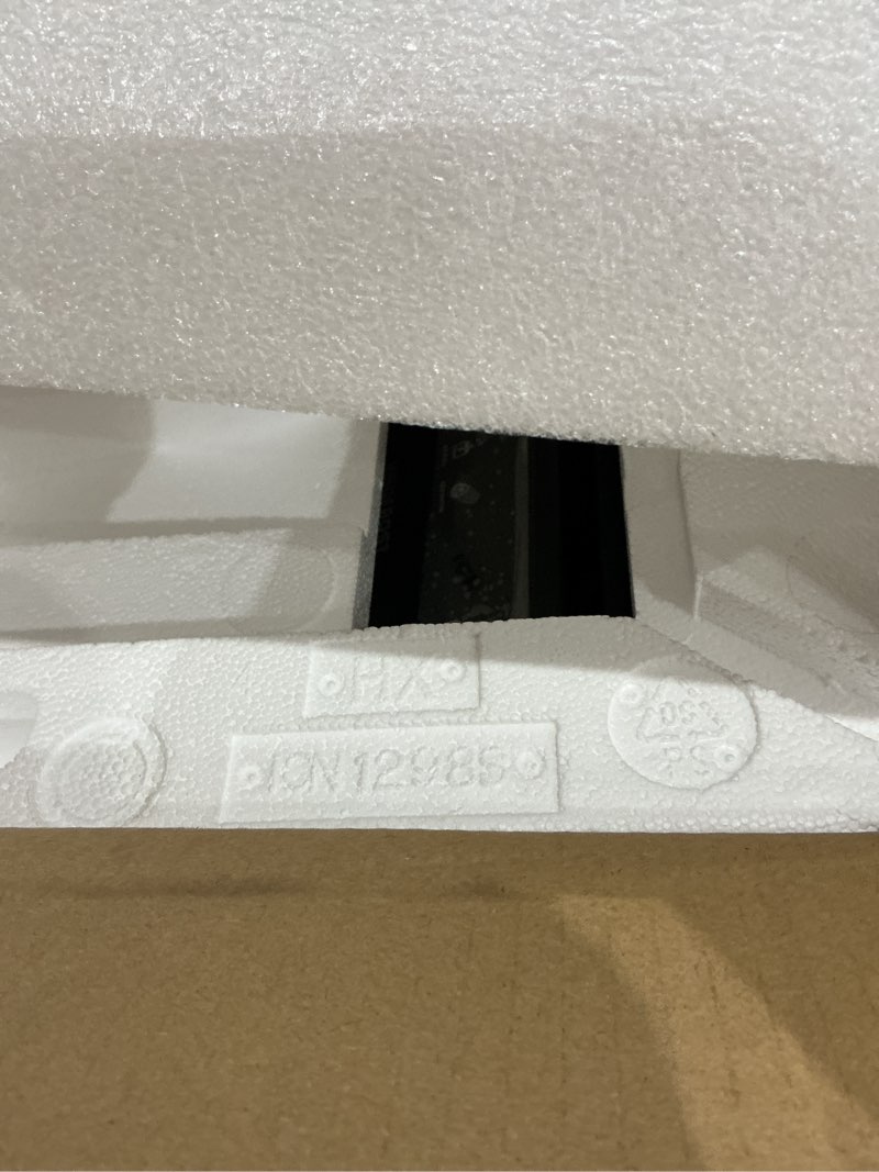 Condition photo showing Good Condition for nugget ice makers countertop with 1.32 gallon tank, 40 lbs/24h, chewable sonic ice, pellet ice machine with auto descaling system, scoop included, stainless steel solid black
