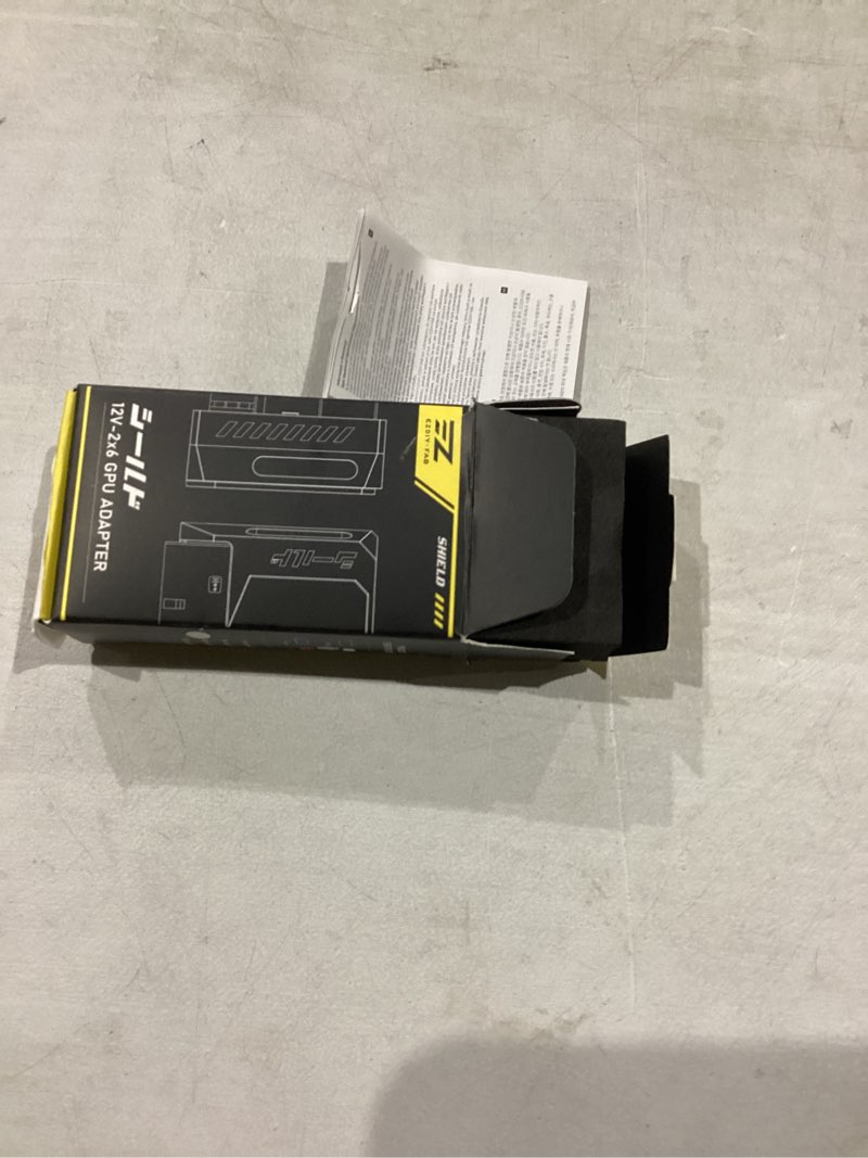 Condition photo showing New/Like New for EZDIY-FAB PCIe 5.1 Adapter - 600W 12+4pin, 16pin 12VHPWR GPU Power Connector, 12V-2x6 GPU Adapter,180 Degree Right Angle - Compatible with RTX 3090Ti, 4070Ti, 4080, 4090 GPU - STD Type, White, 1 Pack STD-White