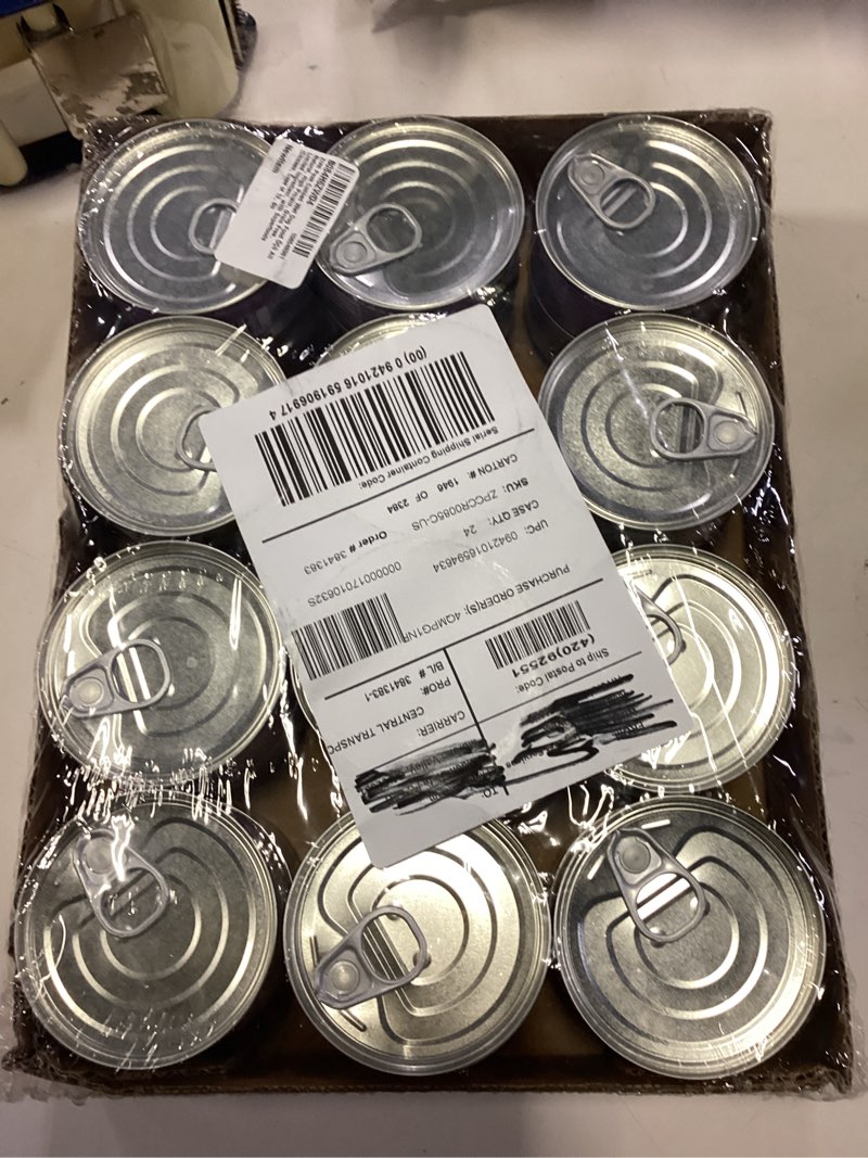 Condition photo showing New/Like New for ZIWI Peak Wet Cat Food – All Natural, High Protein, Grain Free, Limited Ingredient, with Superfoods (Rabbit & Lamb, Case of 24, 3oz Cans) Rabbit & Lamb 3 Ounce (Pack of 24) (best by mar 11,28)