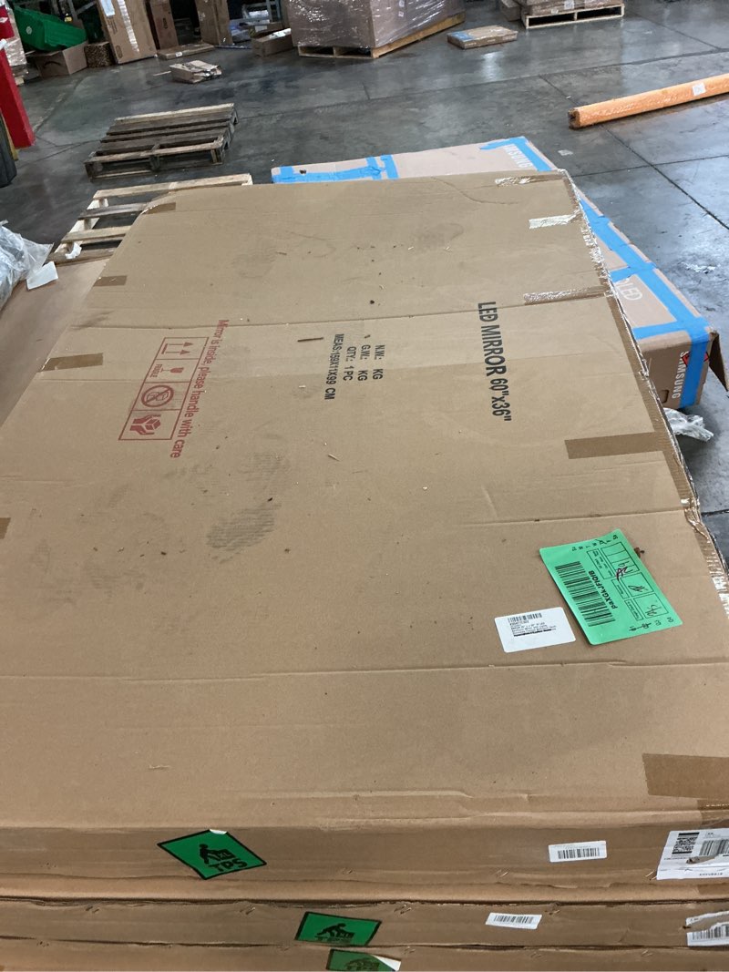 Condition photo showing New/Like New for 36" L x 60" W LED Bathroom Mirror with Lights, Dimmable Framed Bathroom Vanity Mirror, Anti-Fog, Backlit and Front Lighted, Stepless Dimmable Lighted Mirror, Lighted Vanity Mirror for Wall