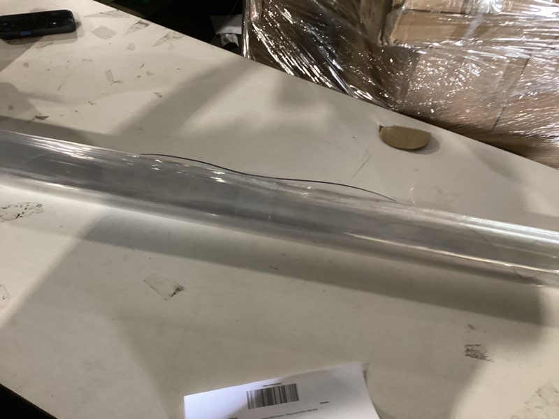 Condition photo showing Good Condition for deep dream 2.0mm clear desk cover, 46x72 inch clear desk mat for table, tablecloth protector clear 2mm 46 x 72 inch
