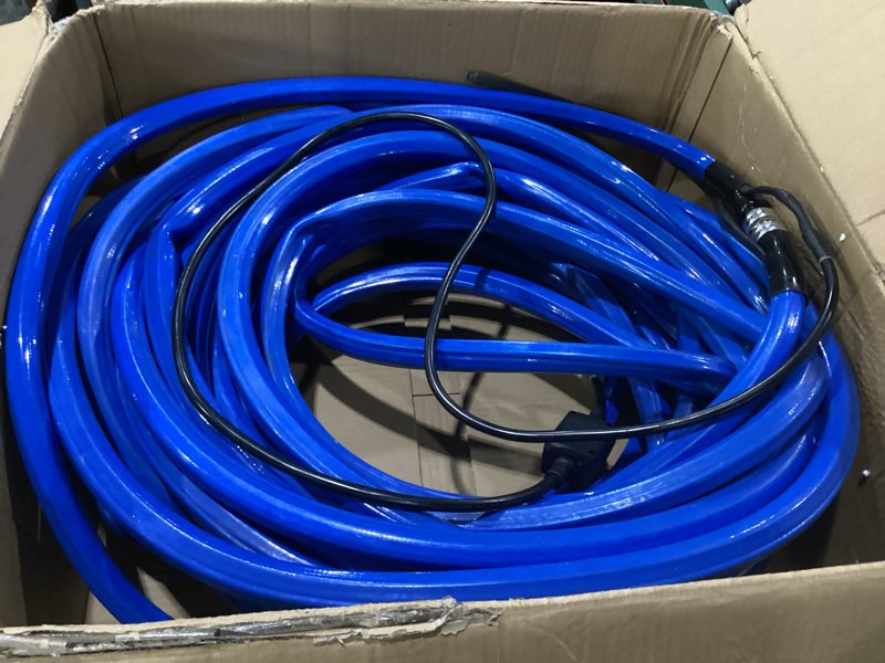 Condition photo showing New/Like New for 100FT Heated Water Hose for RV,Heated Drinking Water Hose with Thermostat,Lead and BPA Free,1/2" Inner Diameter,Temperatures Down to -40°F Self-Regulating,Blue Appearance