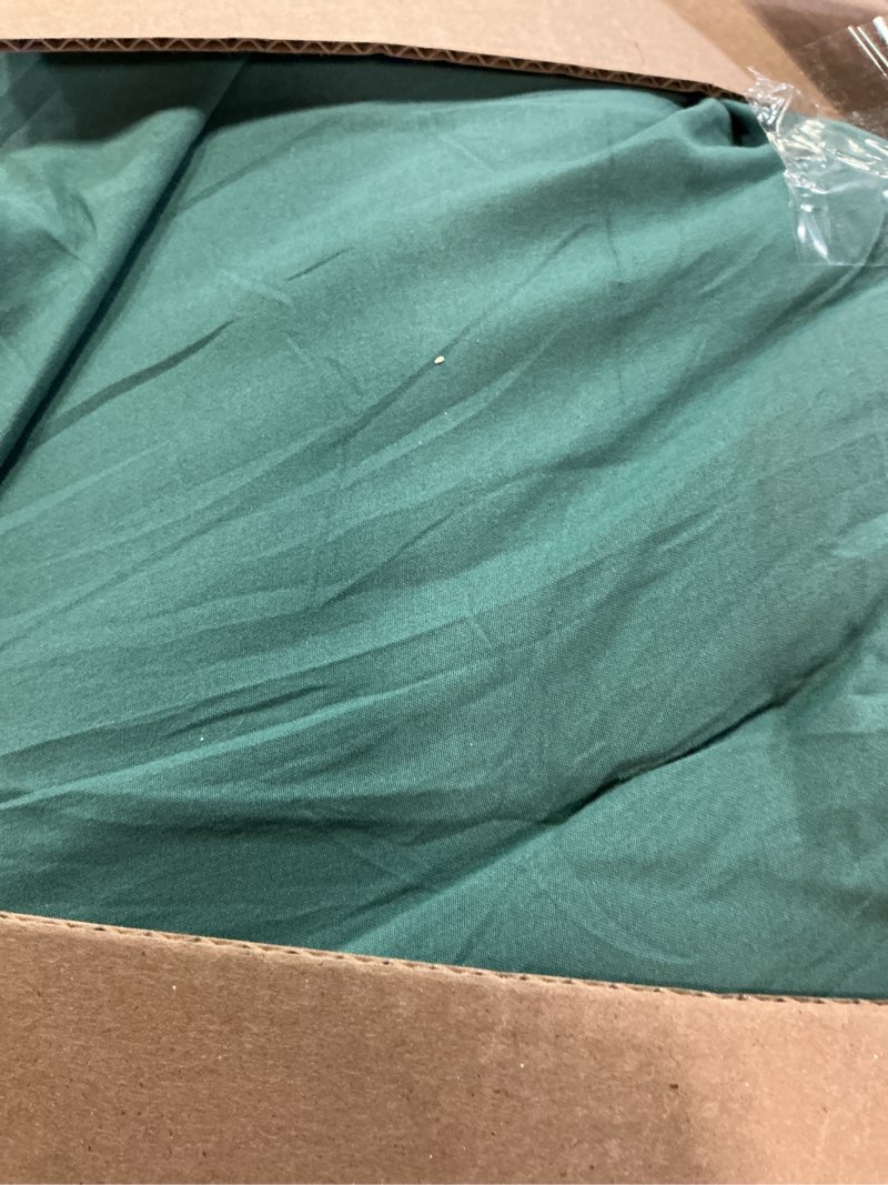 Condition photo showing As Is for Litanika Comforters King Size Haze Green, 3 Pieces Lightweight Solid Bedding Set & Collections, All Season Fluffy Bed Set (104x90 Inches Comforter & 2 Pillowcases) Haze Green King