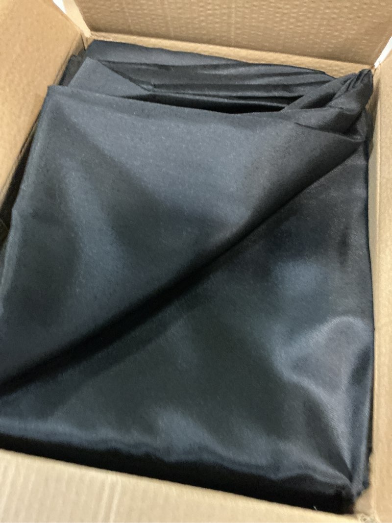 Condition photo showing New/Like New for sancua black rectangle tablecloths for 6 foot tables, 6 pack - washable polyester fabric table cloth for wedding party, birthday, banquet reception, 54x108 inch black 6 pack 54x108 inch