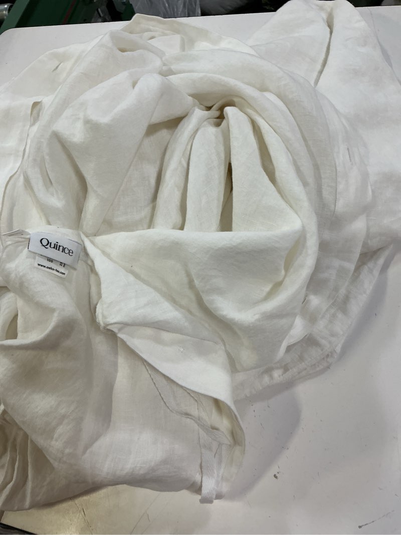 Condition photo showing Good Condition for  quince european linen duvet cover  full/queen  white 
