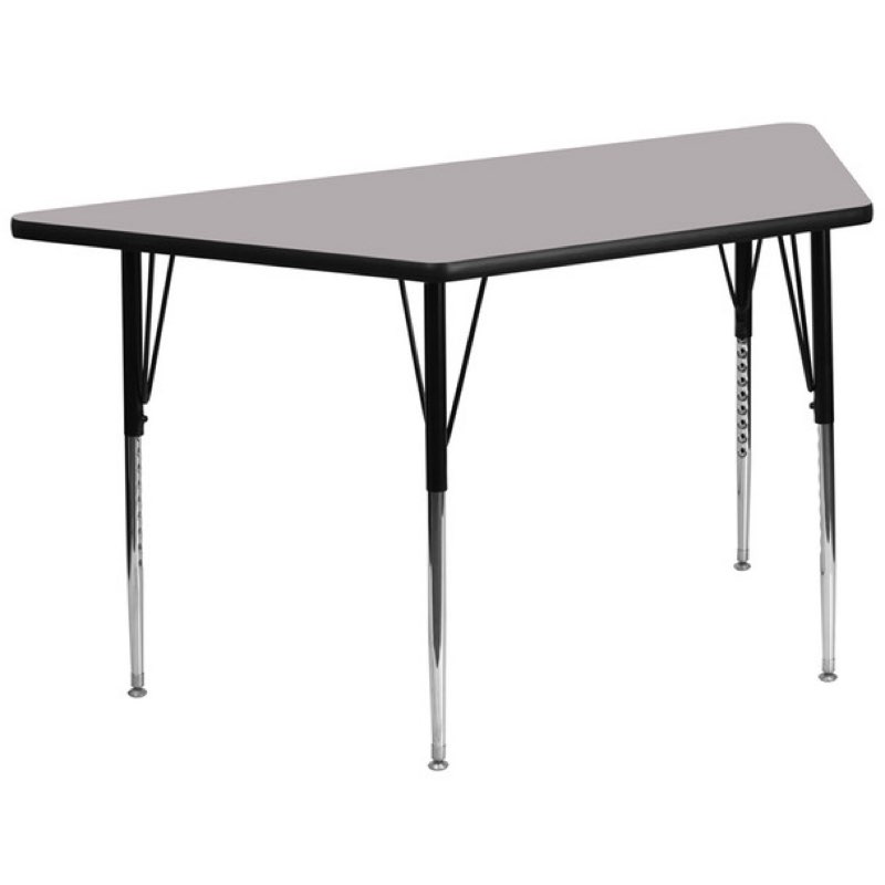 ((Only base ))LAMINATE ACTIVITY TABLE STAND HEIGHT ADJUSTABLE LEGS WITH WHEELS