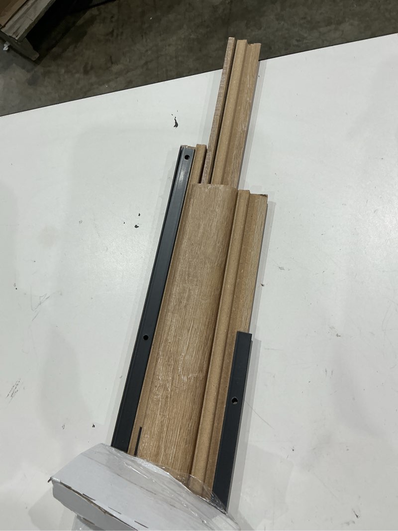 Condition photo showing As Is for select surfaces laminate flooring molding kit 4pc t-molding reducer end cap 12mm