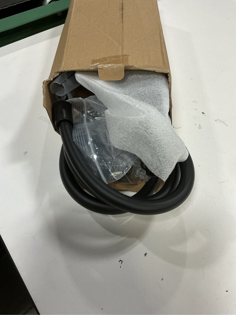 Condition photo showing Good Condition for rv shower head with hose, high pressure 5 mode shower head replacement, handheld showerhead for rv/campers, travel trailer for water saving, showerheads holder and hose, on off switch, black matte black