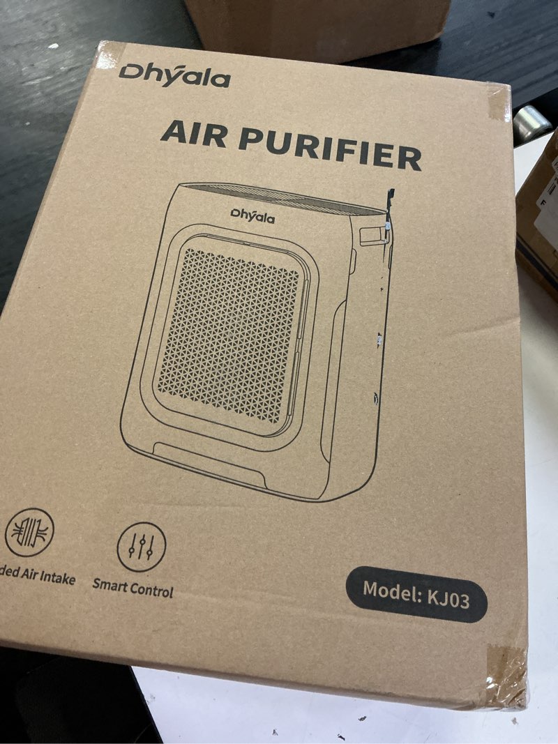 Condition photo showing New/Like New for air purifier for home large room up to 3000ft², hepa air purifier with washable double-sided filters, smart wifi, aqi display, air cleaner for pets, allergies, dust, pollen, 15db sleep mode, fragrance