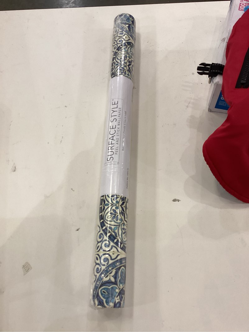 PEEL AND STICK WALL PAPER 20.5 in x 6 yd, 30.75 ft' (52.1 cm x 5.5 m, 2.85 m')