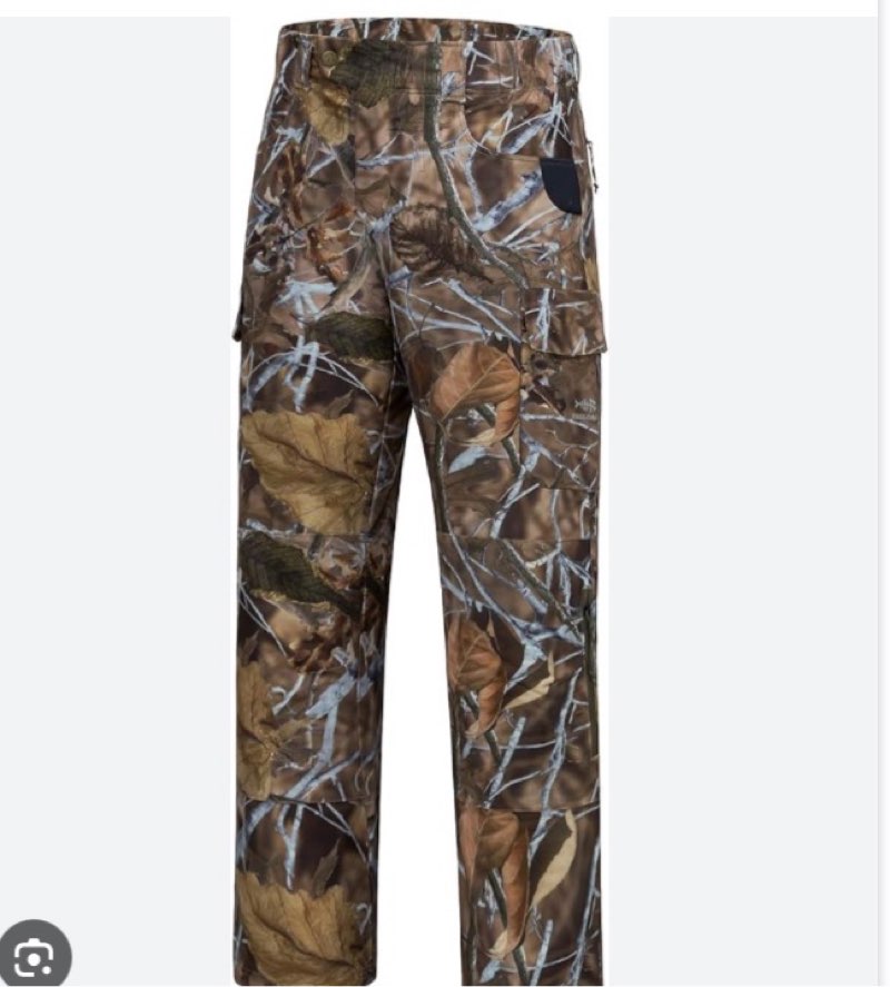 BASSDASH Men’s Lightweight Hunting Pants 4-Way Stretch Breathable Water Resistant