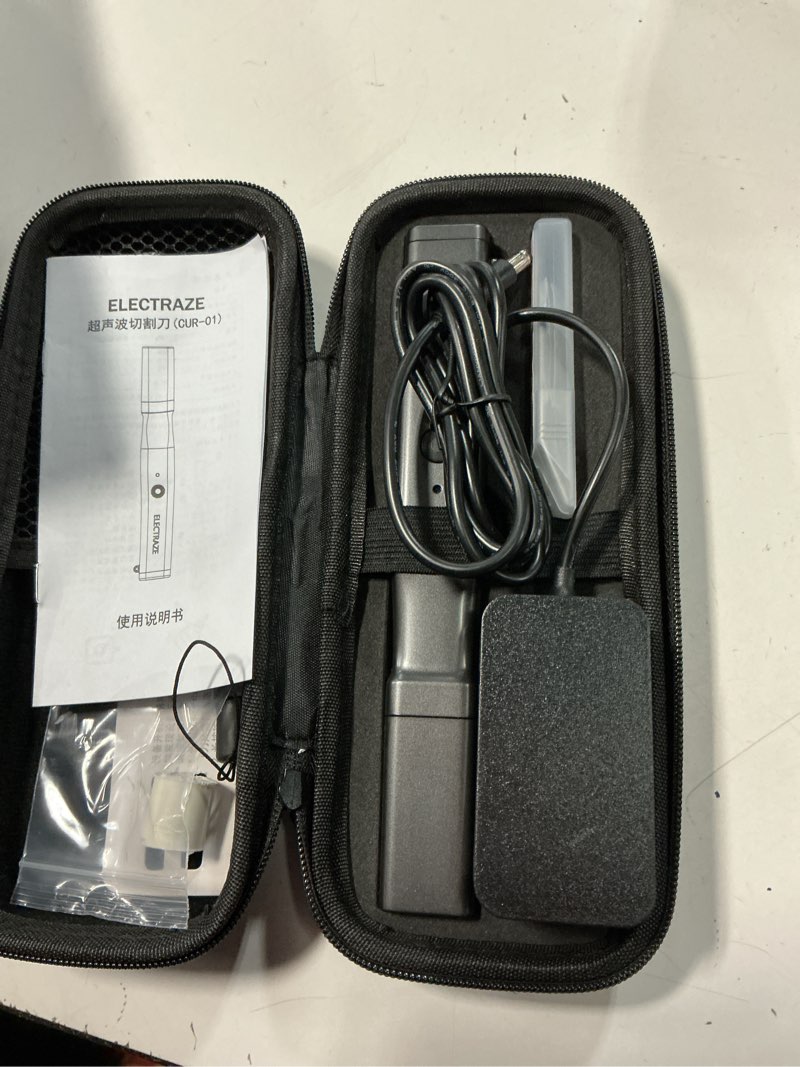 Condition photo showing Good Condition for Handheld Ultrasonic Cutter RIMOVANS,Patented Non-Slip Grip,40 Replacement Blades,30W 40KHz High-Precision Ultrasonic Cutting Knife for Plastic, Resin, Carbon Fiber,3D Print Models & More