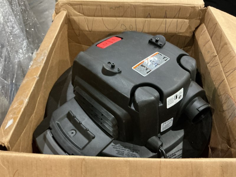 Condition photo showing Good Condition for craftsman cmxevbe17594 12 gallon 6.0 peak hp wet dry vac, portable shop vacuum wet and dry with filter, dust bag, hose and attachments for home projects & renovations 12 gallon 6.0 peak hp w/filter, dust bag, hose