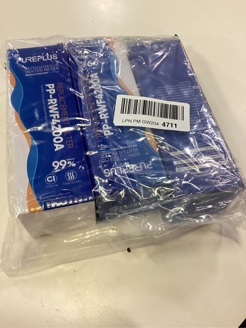 Condition photo showing Good Condition for pureplus da97-17376b replacement for samsung haf-qin/exp, da97-08006c, rf28r7351sg, rf28r7201sr, rf28t5001sr, rf23m8590sg, rs27t5200sr, rf24r7201sr, rwf4200a refrigerator water filter, 3 pack activated carbon(standard)