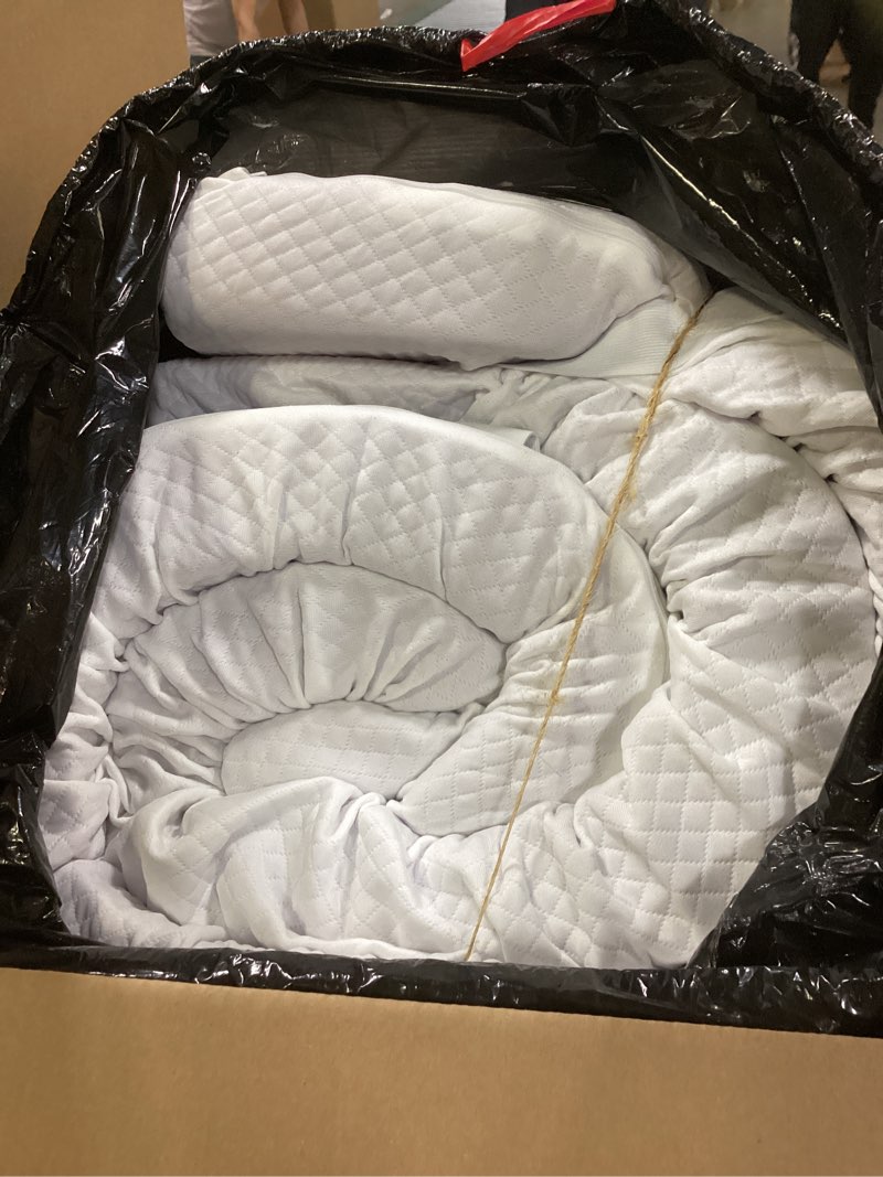 Condition photo showing As Is for PERLECARE 3 Inch Gel Memory Foam Mattress Topper for Pressure Relief, Premium Soft Cooling Sleep, Non-Slip Design with Removable & Washable Cover, CertiPUR-US Certified - Queen