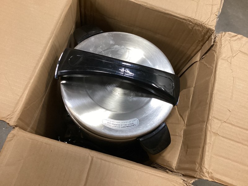 Condition photo showing As Is for OSTBA 1500W Commercial Coffee Urn 100 Cup / 15L Large Percolator Coffee Pot, 304 Stainless Steel