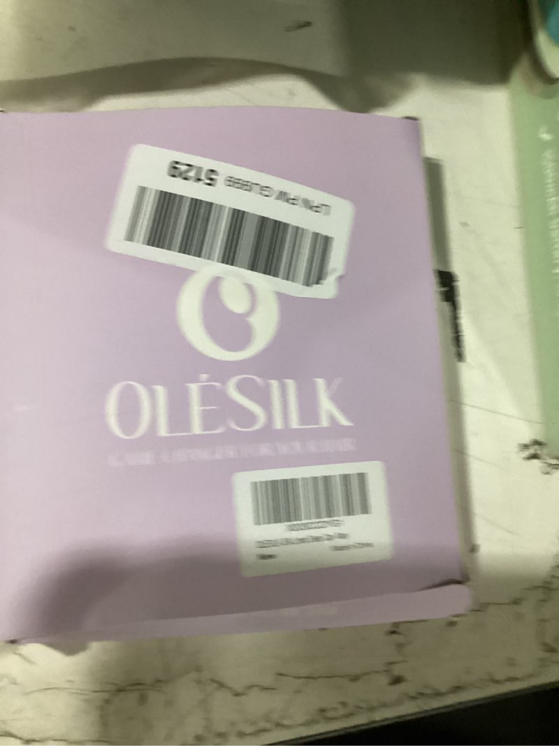 Condition photo showing As Is for olesilk mulberry silk bonnet for men, mens bonnet for curly hair, 100% real silk hair bonnet for sleeping, night cap for frizzy, navy medium dark blue