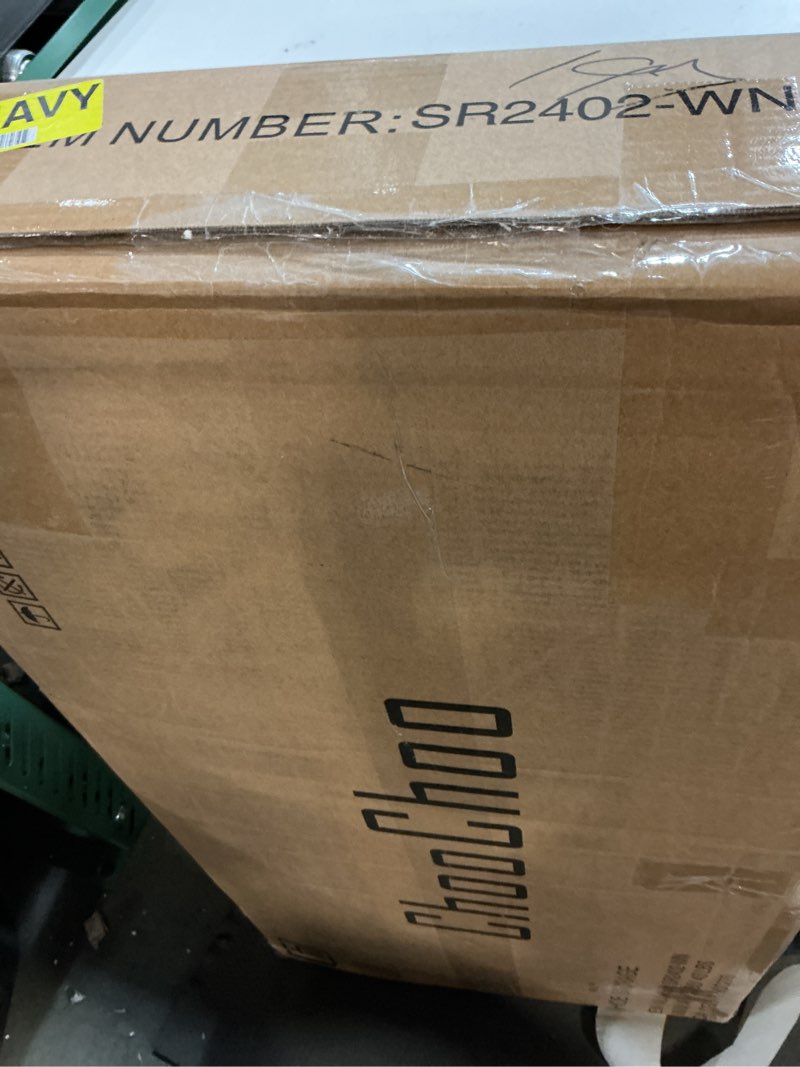 Condition photo showing Good Condition for ChooChoo Shoe Storage Cabinet with 2 Flip Drawers, Deodorizing Shoe Organizer Storage for Entryway, Freestanding Hidden Slim Narrow Shoe Rack Cabinet, Walnut Walnut 2-Drawers