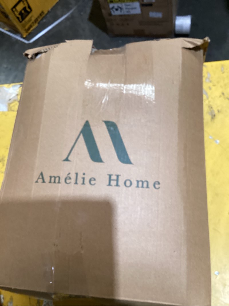 Condition photo showing Good Condition for amélie home chenille throw blanket, soft cozy waffle throw for couch & sofa, warm yet lightweight, breathable all-season throws for women men, housewarming, birthdays, 60"x80", beige beige chenille waffle knit(60" x 80")