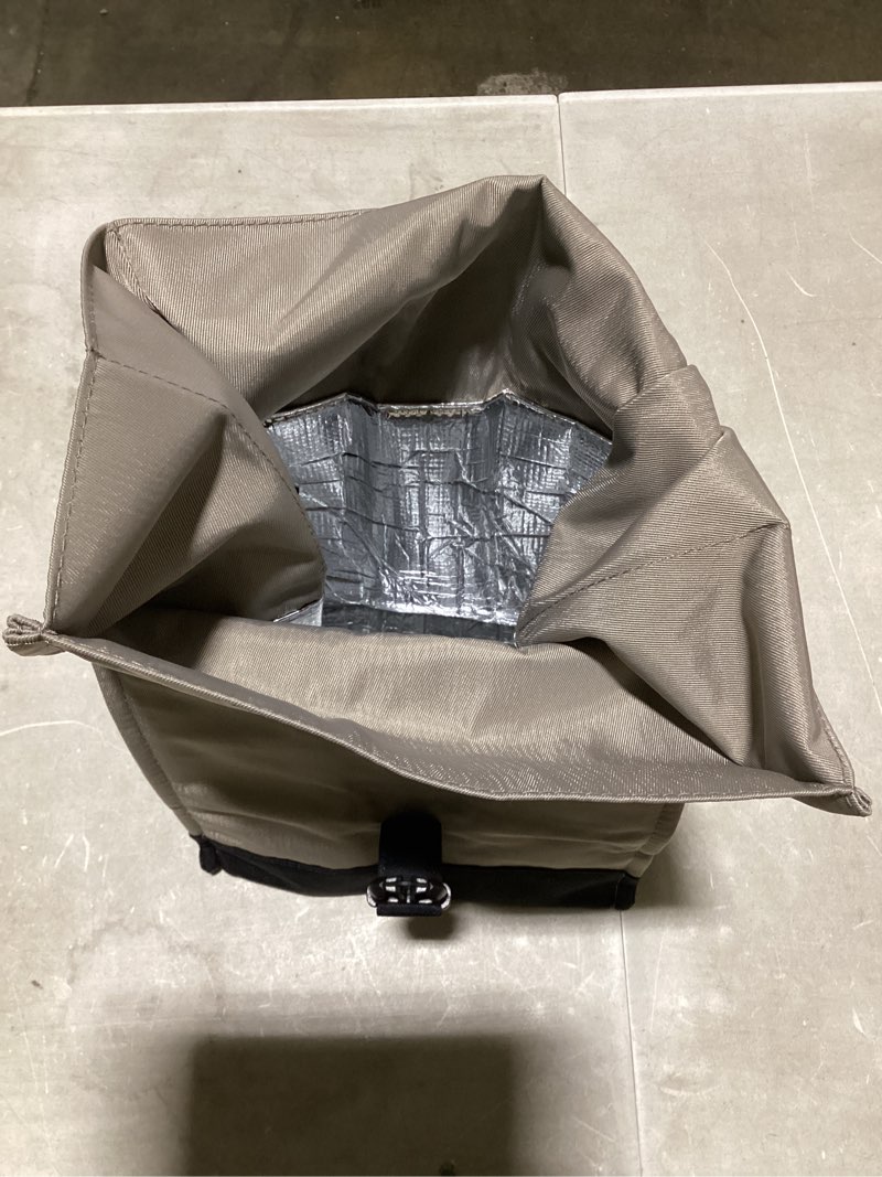 Condition photo showing Good Condition for sunny bird insulated lunch bag rolltop lunch box tote bag for women, men, adults and teens (grey and black)