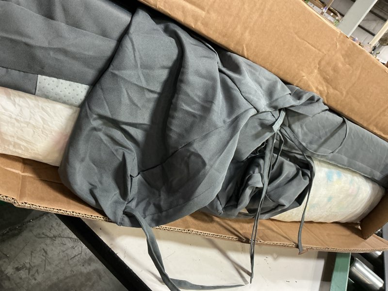 Condition photo showing Good Condition for marsui outdoor high back chair cushions set of 2, 44 x 21 x 3.5 inches patio chair cushion with ties