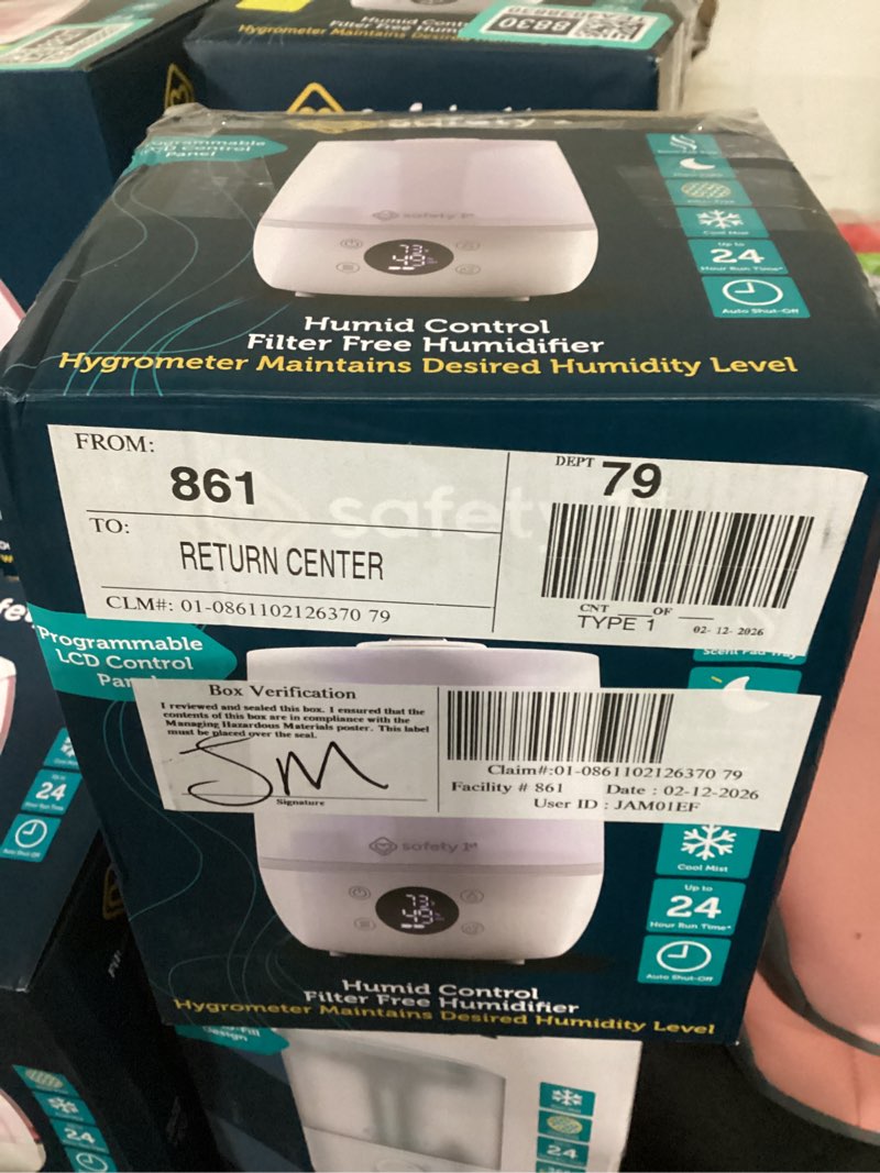 Condition photo showing Good Condition for humid control filter free humidifier safety first