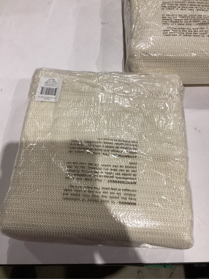 Condition photo showing New/Like New for Ninja Rug Gripper Pad for Hardwood Floors, 8x10 FT, Slip Resistant Grip Pads for Hard Surfaces, Adds Cushion Under Carpet and Maximum Protection, Keeps Area Rugs and Carpets Safe and in Place on Floor 8' x 10' (Rectangular) Traditional Pads for Hard Floors