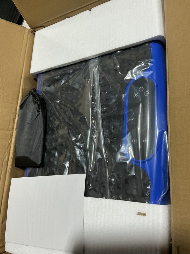 Condition photo showing Good Condition for SoftGym Vibration Plate Exercise Machine for Lymphatic Drainage,Power Vibrate Stand Shake Board 450 Lbs Capacity Whole Body Workout Waver with Fitness Resistance Bands Weight Loss Gifts for Women Men Slim- Black