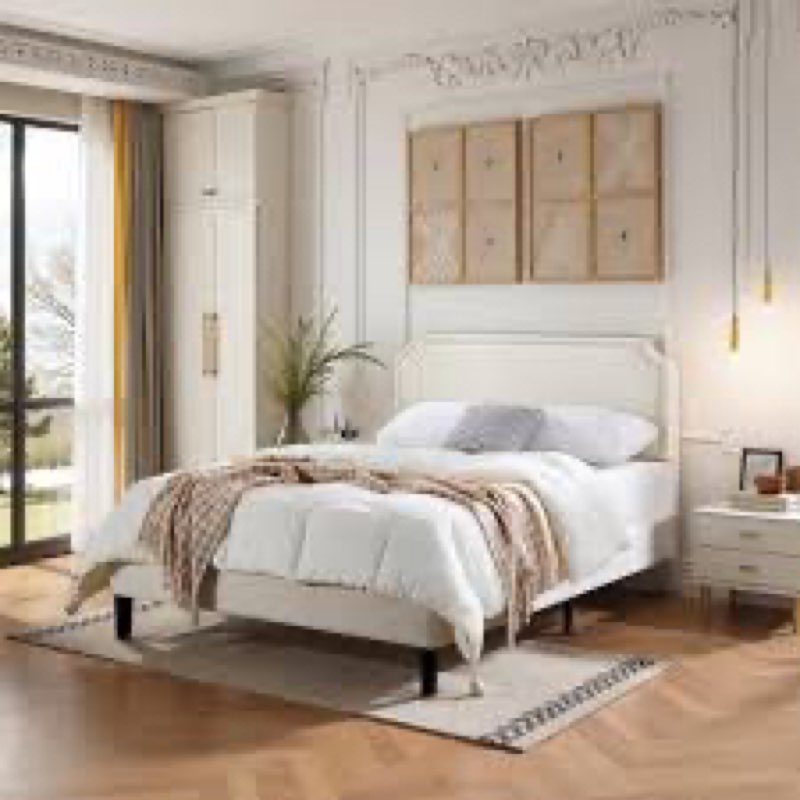 Ariele Modern Tufted Upholstered Platform Bed