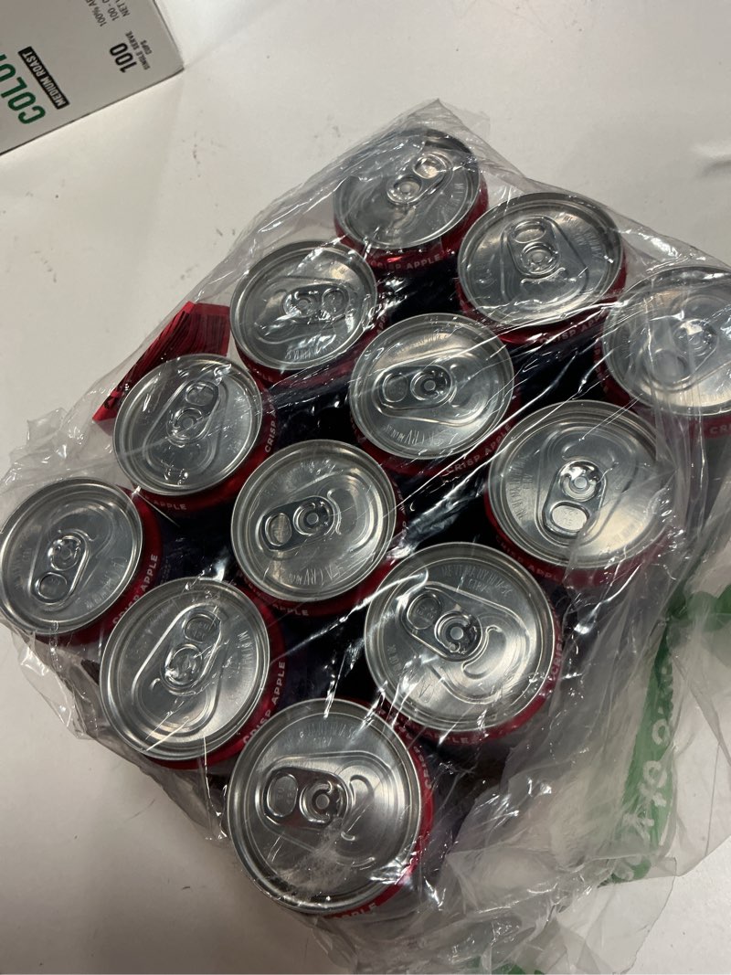 Condition photo showing New/Like New for (best by 09/2027)bloom nutrition sparkling energy drink - natural caffeine, zero sugar, 180mg caffeine - antioxidant-rich with green coffee bean, green tea extract, prebiotics - crisp apple - 12oz 12 pack crisp apple 12 fl oz (pack of 12)