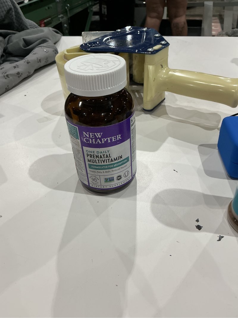 Condition photo showing Good Condition for new chapter prenatal vitamins, one daily prenatal multivitamin with methylfolate + choline for healthy mom & baby, gluten free & non-gmo, 30 count