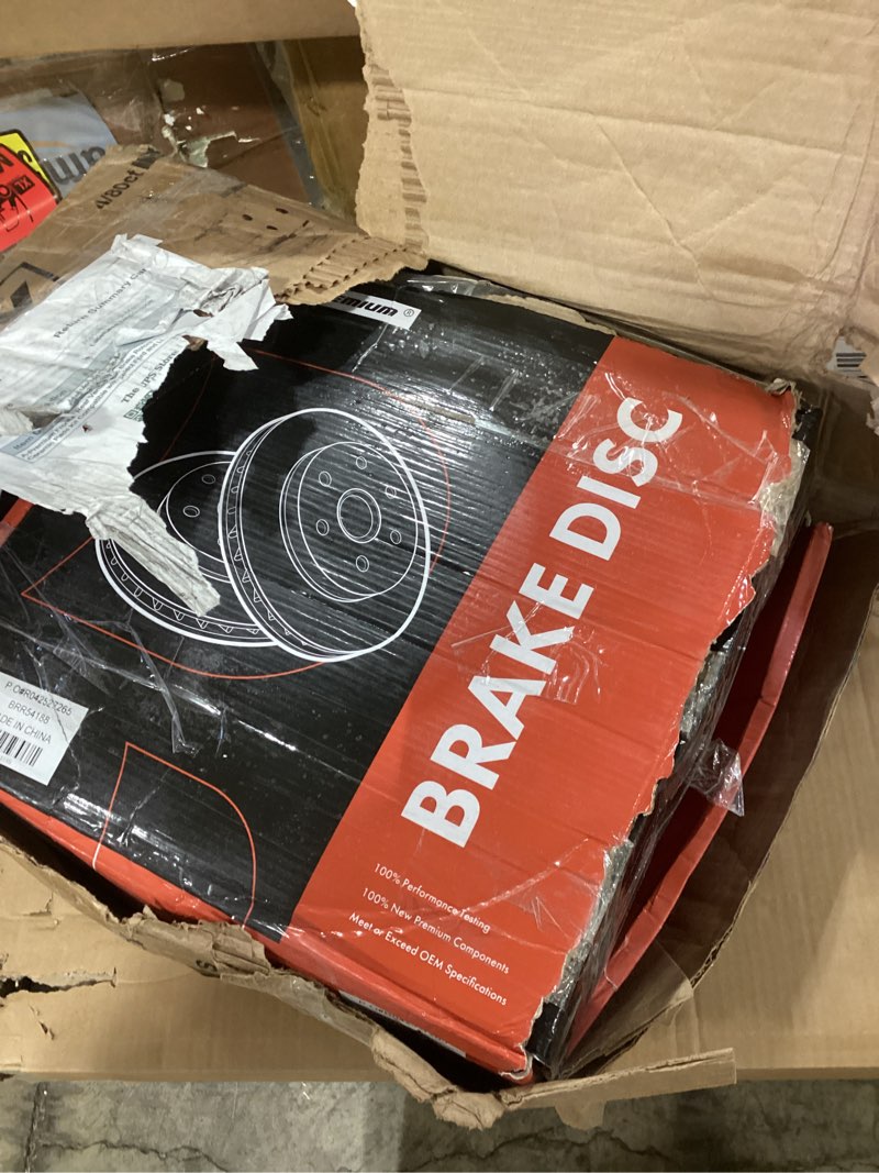 Condition photo showing item condition for A-Premium Front & Rear Vented Disc Brake Rotors + Ceramic Pads Kit Compatible with Select Nissan Models - Rogue 2014 2015 2016 2017, 12-PC Set