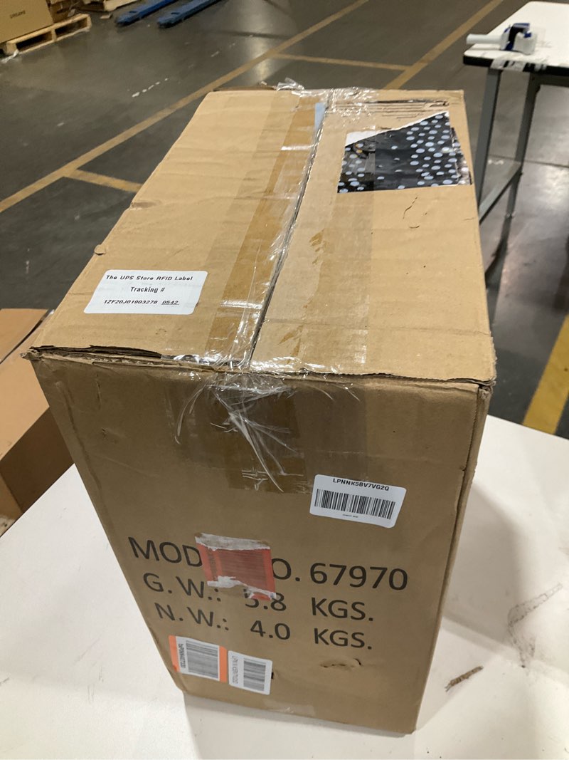 Condition photo showing As Is for Hamilton Beach Juice & Blend 2-in-1 Juicer Machine and 20 oz. Blender, Big Mouth Large 3” Feed Chute for Whole Fruits and Vegetables, Easy to Clean, Centrifugal Extractor, 800W Motor, Black (67970)