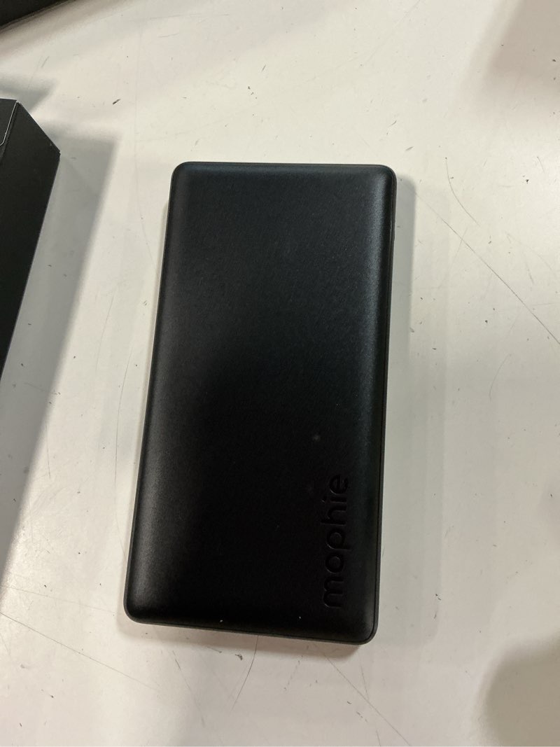 Condition photo showing New/Like New for mophie power boost 10000 mah usb-a/usb-c power bank - black