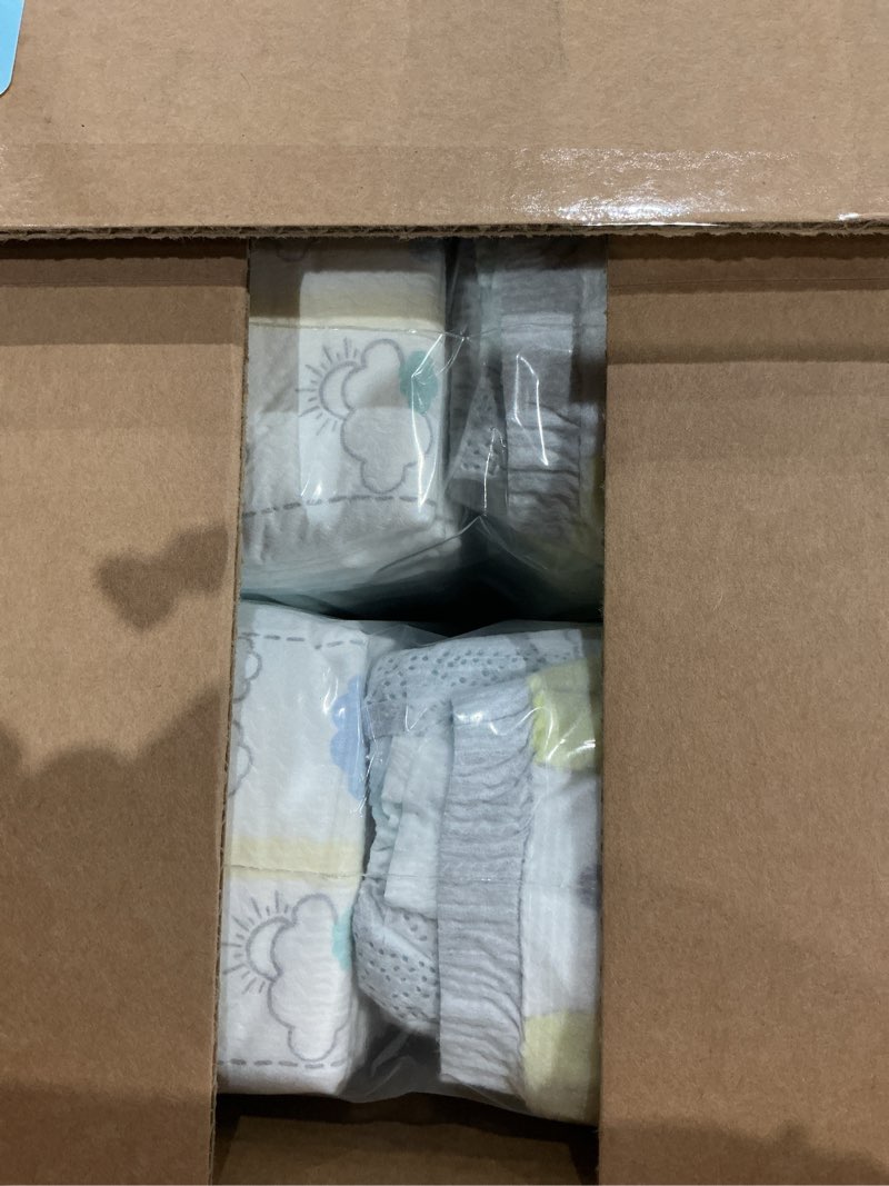 Condition photo showing New/Like New for pampers swaddlers diapers, size 3 (13-26 lbs), 168 count, absorbent, keeps baby dry and comfortable, skin safe disposable baby diaper size 3 168