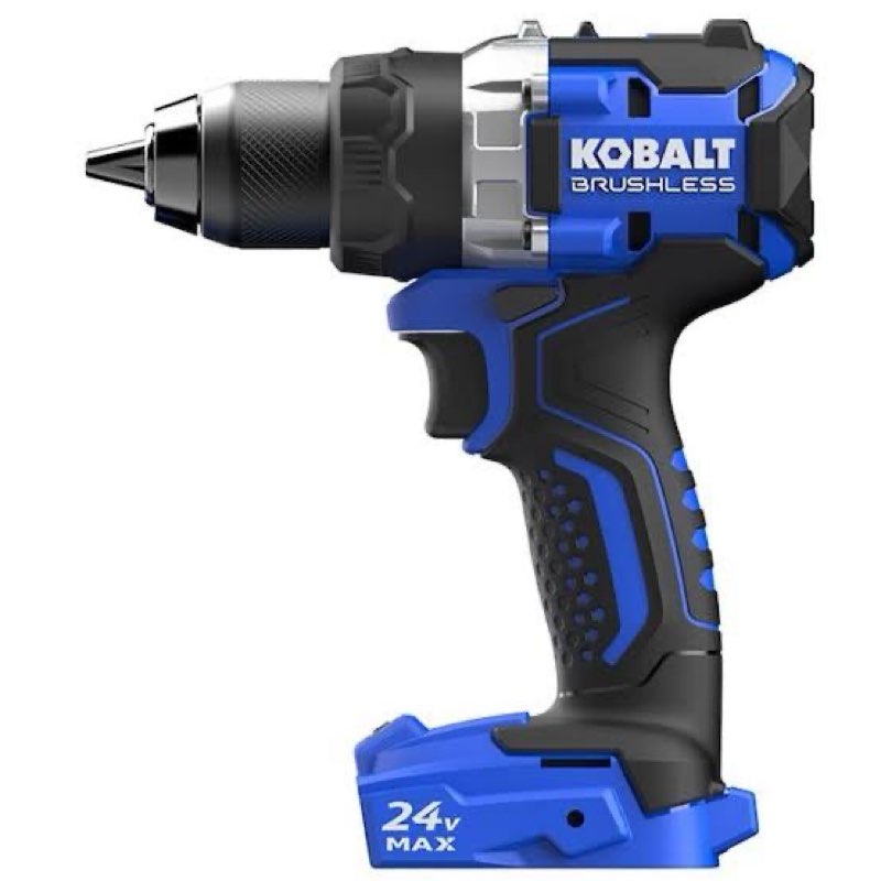 kobalt 24-volt brushless cordless drill, model kdd 524b-03