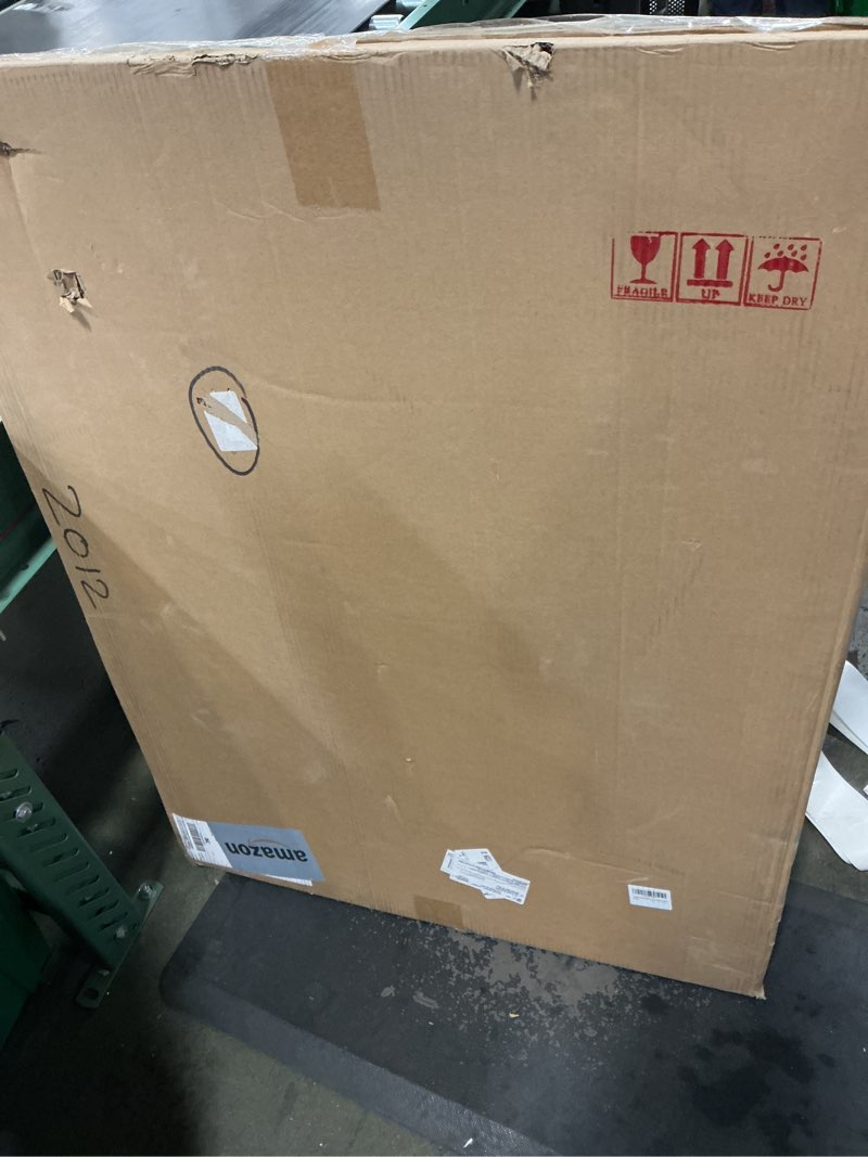 Condition photo showing New/Like New for GULETHUN 30x40 Frame, Transitional Modern Design Picture Frames, 30 by 40 Rustic Poster Frame for Home Decor, Gold Vintage Photo Frames Gold 30x40in