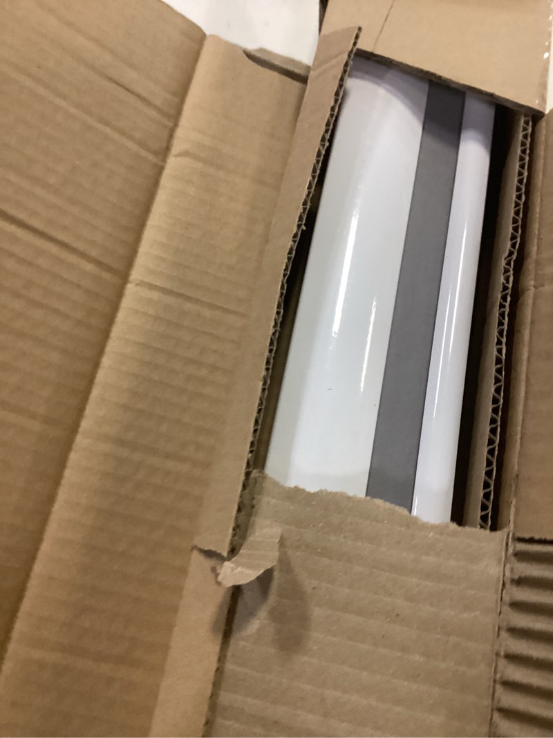 Condition photo showing Good Condition for BlindsAvenue Cellular Honeycomb Cordless Shade, 9/16" Single Cell, Light Filtering, Winter White, Size: 23.5" W x 48" H