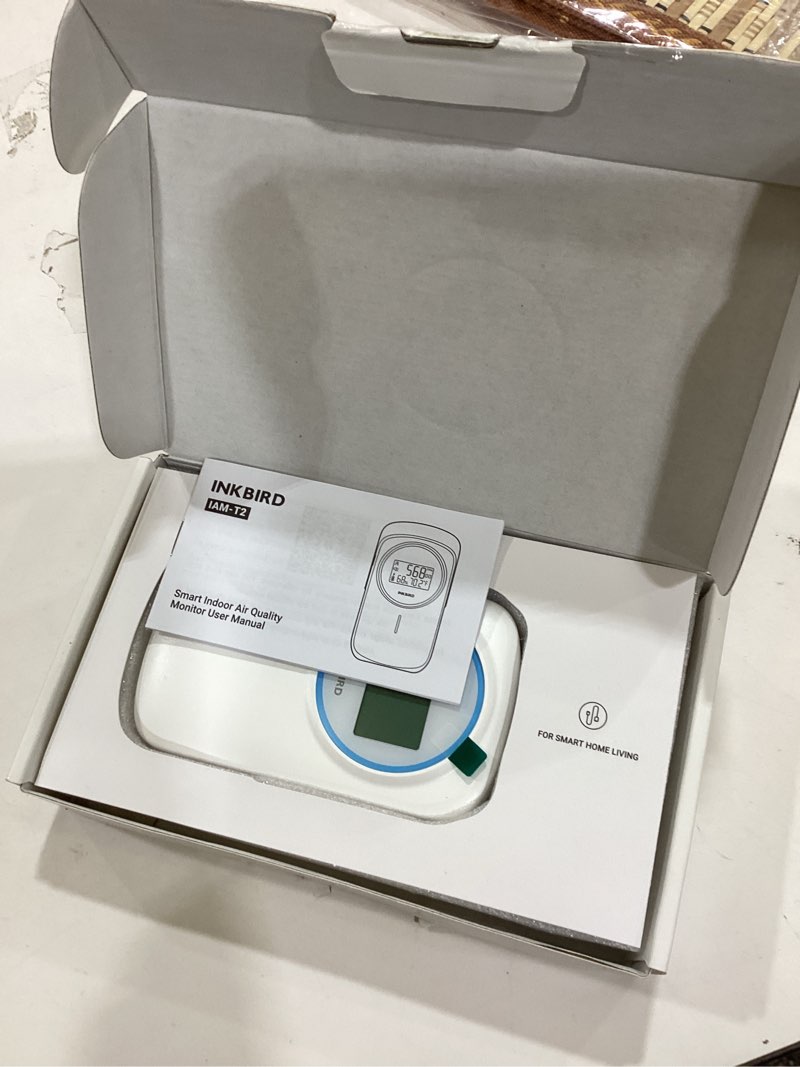 Condition photo showing Good Condition for INKBIRD Smart CO2 Monitor Ndir | Bluetooth 3 in 1 CO2 Detector with App | Carbon Dioxide & Temperature & Humidity Air Quality Monitor Indoor Battery Powered | for Home, Office, RV, Grow Tent (IAM-T2)